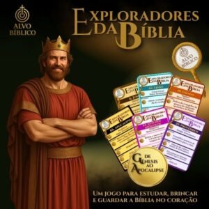 EXPLORADORES DA BÍBLIA – 66 Cartas | 4 Modos de Jogo