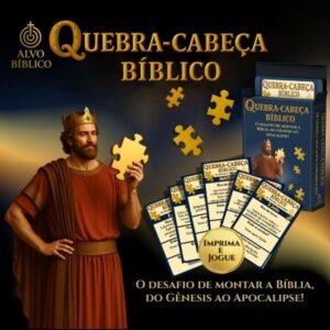 QUEBRA-CABEÇA BÍBLICO – 66 Cartas | 3 Modos de Jogo